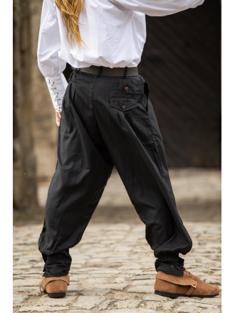 Trollfelsen Leonardo Carbone Mittelalter Gewandung Ritter Wikinger Weite Hose Eckart Schwarz _3_